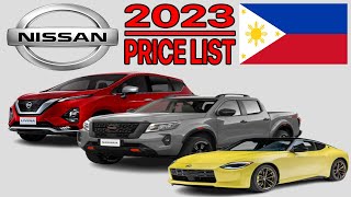 Nissan Cars Price List In The Philippines 2023 [upl. by Norraf643]