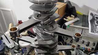 Porsche 996 GT3 M9679 engine rebuild Part 14 Balancing results and fitting the conrods [upl. by Ymme]