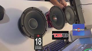 TOP 3 10quot MIDBASS BampC 10MD26 vs 18Sound 10MB600 vs DS18Pancadao Midbass [upl. by Karyl]