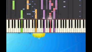 Alghero Russo Giuni Piano tutorial by Synthesia [upl. by Srevart]