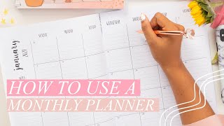 How to Use a Monthly Planner 8 Ways to use a Monthly Planner and Tips Roxy James 2023 [upl. by Eneleh]