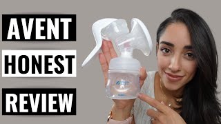 Philips Avent Manual Breast Pump Review [upl. by Ereveneug]