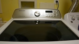 Samsung Top Load Washing Machine Demo  New Owners  WA47CG3500AW [upl. by Strohbehn]