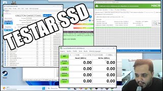Como testar o SSD  Testei o Meu😮 [upl. by Nylasej620]