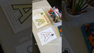 Homeschooling 25 Year Old Toddler 5 Year Old Alphabet Crafts Letter of the Day A Activities [upl. by Kerwin]