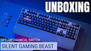 ASUS XA12 ROG STRIX SCOPE  Unboxing and Initial Impression Opti Mechanical Switches [upl. by Lyrrehs]