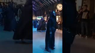 DEATH EATERS HAVE ARRIVED harrypotter halloween clips anewdayinthelife scary harrypotterfan [upl. by Farlay]