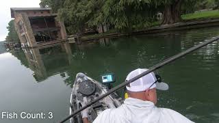 Lake Austin Fishing for Bass as the winter comes [upl. by Ehman]