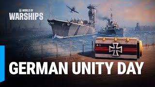 German Unity Day in World of Warships [upl. by Eyoj]