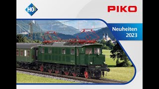 PIKO Neuheiten 2023  Spur H0 [upl. by Yelyab]