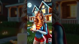 Super girl hellowin day WB zone 07 spiderman captenamerica venom ironman supergirl spider man [upl. by Konstantin17]