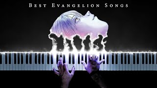 The Most Beautiful Evangelion Piano Music The Best of Dark Sad and Emotional Songs [upl. by Pence781]