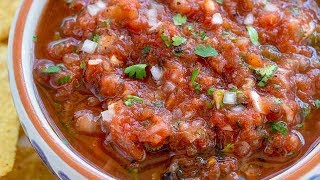 Homemade Salsa Recipe [upl. by Streetman]