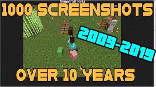 My 10 year Minecraft story in 1000 screenshots 20092019 [upl. by Hama]