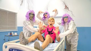 EVIL MYSTERY NEIGHBOR CLONES TRAP ME in HOSPITAL [upl. by Corena540]