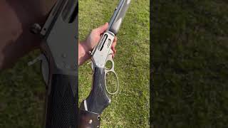 Marlin 1895 Trapper Lever Action 4570 Shooting Steel [upl. by Cris]