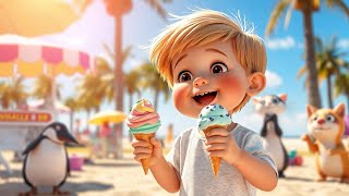 je veux de la glace 🍦 chanson pour les enfants  learnfrench chansonspourenfants [upl. by Ergener]