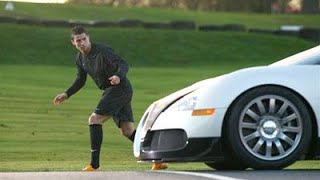 Cristiano Ronaldo vs Bugatti Veyron [upl. by Manup75]