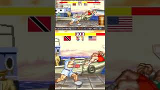 Sagat vs Balrog Tough Round  Street Fighter II Fightcade streetfighter arcade retrogaming [upl. by Airrotal]