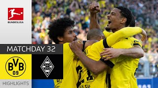 BVB Keeps Title Race Thrilling  Borussia Dortmund  Borussia Mgladbach 52  Bundesliga 2223 [upl. by Egroej]