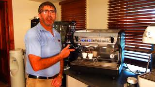 Programming your Nuova Simonelli Appia ii Compact 2 Group Coffee Machine [upl. by Boaten971]