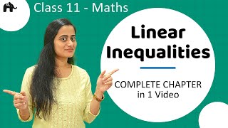 Linear Inequalities Class 11 in Hindi [upl. by Neyuq]