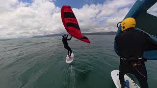 Wingfoiling in WorserBay Wellington [upl. by Gemperle]