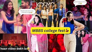 MBBS college fest💃🏻mujhe ek DARE mila😭 masti djnightSakshi DalalKCGMC mbbs neet2024 [upl. by Vas251]