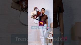 Meesho Trendy Bags Haul 🎀 meesho bagshaul youtubeshorts [upl. by Denny]