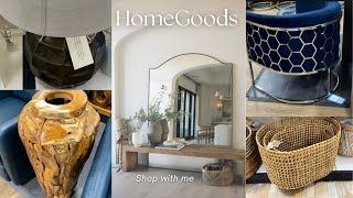 HOMEGOODS SHOPTOUR WITH ME  NEW HOME DECOR SHOPPING  HIGHEND DECOR DUPES FINDS [upl. by Robins]