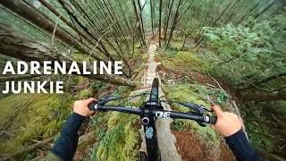 Crazy Speed Down the Gnarliest Mountain Bike Trails [upl. by Ewald560]