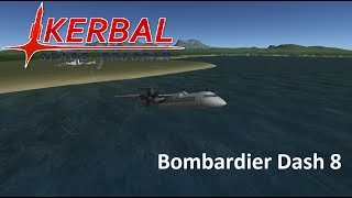 Bombardier Dash 8 speedbuild  Kerbal Space Program [upl. by Hammer]