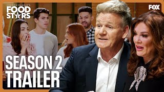 Gordon Ramsay VS Lisa Vanderpump  Food Stars Season 2 Official Trailer  FOXTV [upl. by Mandel]