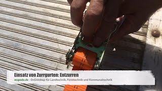 Zurrgurt Ratsche lösen ✅ Spanngurt lösen ✅ Zurrgurt lösen ➤ Anleitung 👨‍🔧👩‍🔧 How to 💪 [upl. by Eicnahc29]