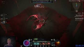 Echo of Lilith Uber Kill Final Moment amp Mount Reward  Diablo 4 Pinnacle Boss [upl. by Bertle]