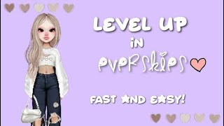 Level up in everskies EASY AND FAST ♡ [upl. by Neeruan]