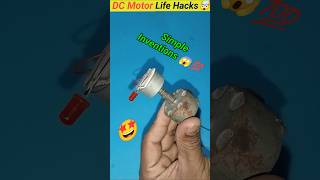 Motor Inventions🤯😱Science Project Easy And UniqueDC Motor life Hacksdcmotorcraftshorts [upl. by Paderna761]