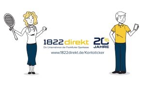 1822direktKontoticker App  Ihr persönlicher GeldAssistent [upl. by Stratton]