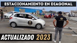 2023 quotESTACIONAMIENTO DIAGONALquot EXPLICACIÓN AL DETALLE EXAMEN DE MANEJO A1 TOURING VIDEO CLAVE [upl. by Anavahs131]