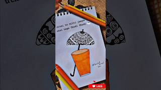 Mandala art of teacup shorts creative reels art tealover drawing trending [upl. by Relyc]