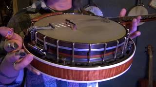 Angeline the Baker on Bishline hybrid Banjo w ClawJam fingerpicks [upl. by Nehr]