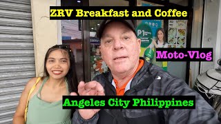 MotoVlog to ZRV Breakfast and Coffee philippines angeles expatlife zrv breakfast motovlog [upl. by Ky]