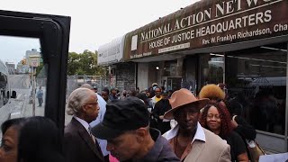 Sharpton Central Park Five members get out the vote in battleground Pennsylvania [upl. by Swain]