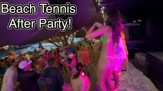 The After Party at Dinghys Beach Bar and Grill 🤩travel beachbar [upl. by Akimak979]