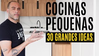 30 Ideas para COCINAS PEQUEÑAS y MODERNAS  Abel de González [upl. by Tolland]