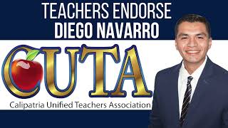 Vote Diego Navarro for Calipatria Unified School District [upl. by Anceline844]