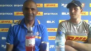 Stormers Labeeb Levy amp John Schickerling  Press Conference  Super Rugby  Rugby News  RugbyPass [upl. by Fredek134]