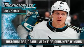 Historic Loss Granlund On Fire Cuda Keep Winning  The Pucknologists 223 [upl. by Quintie]