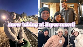 winter weekend cabin trip snow tubing at Bryce resort [upl. by Vescuso]