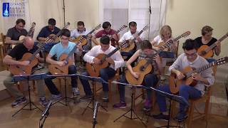 Fazıl Say  Kumru Ballad Op 12 No 2  Istanbul Classical Guitar Orchestra [upl. by Ssew]